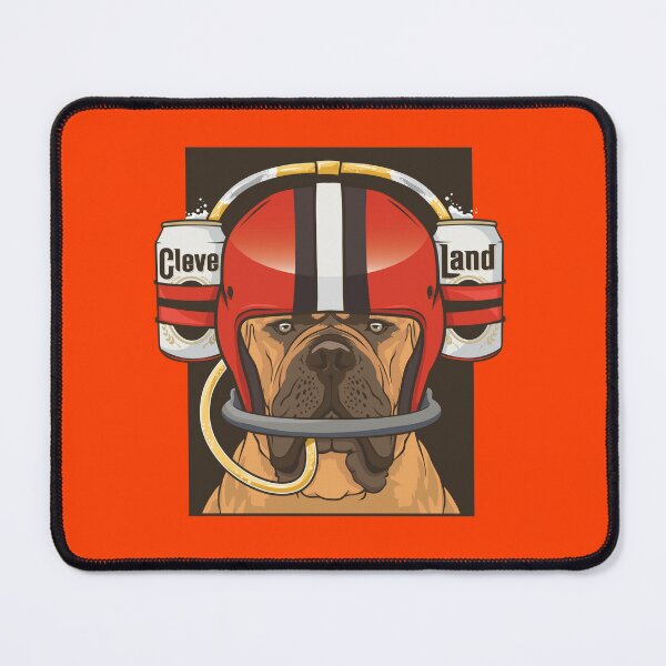 Cleveland Browns Beer Dog Shirt - Dawg Pound - Sticker