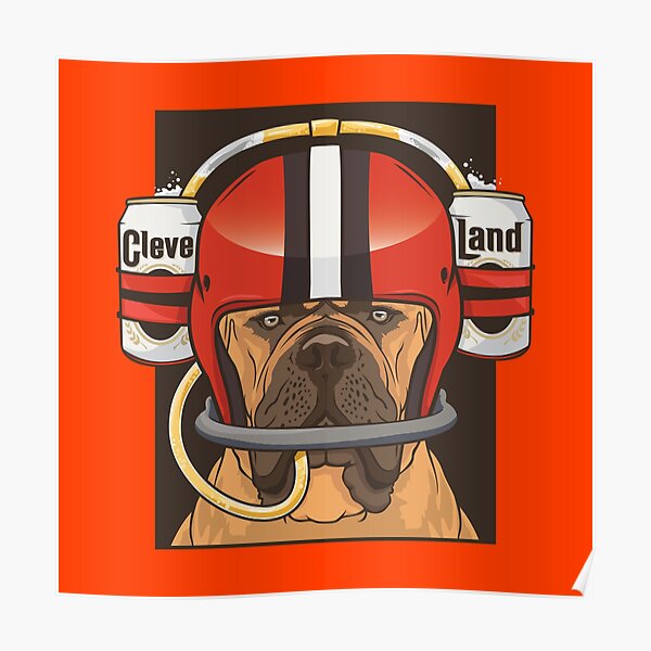 NFL Cleveland Browns - Drip Helmet 20 Poster