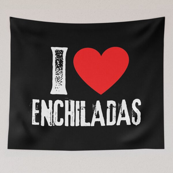 Item preview, I Love Enchiladas - I Heart Mexican Food Lover Gift designed and sold by foodiemarie.