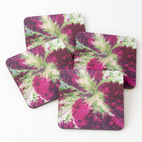 Item preview, Magenta/ Violet/ Purple Color Botanical Leaves with Green Touch Photography Designs  designed and sold by DHAMMISTYLES.