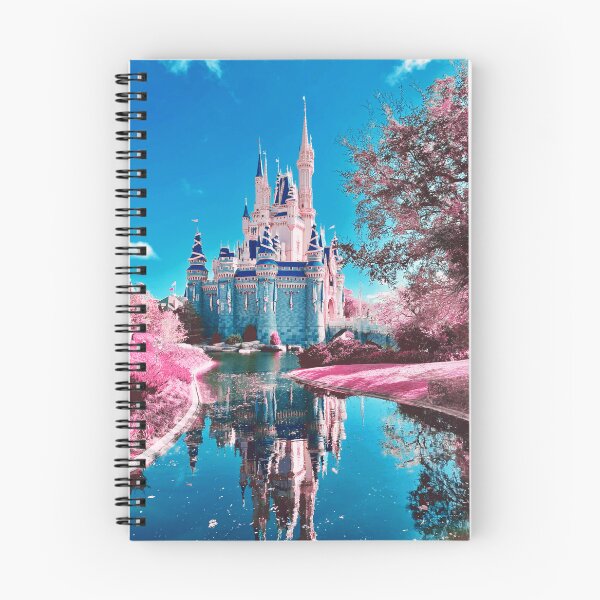 Item preview, Cinderellas Castle photograph blue and hot pink designed and sold by VeryEnglishGent.