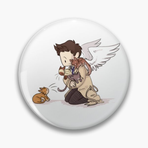 Item preview, Castiel and Kittens V1 designed and sold by askteamfreewill.