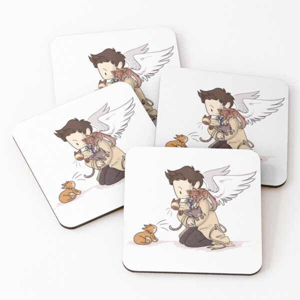Item preview, Castiel and Kittens V1 designed and sold by askteamfreewill.