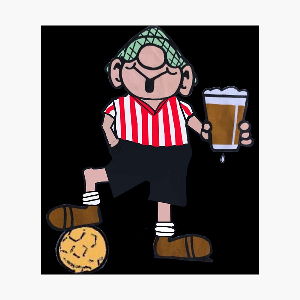 egetræ tak skal du have ordningen Andy Capp Red And White Football Shirt Essential T-Shirt" Poster for Sale  by maraji3ilaura | Redbubble