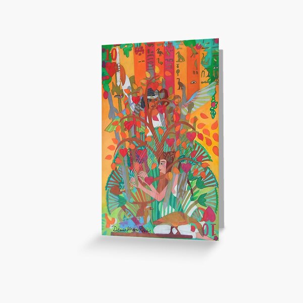 The Ten Strings of My Heart Greeting Card