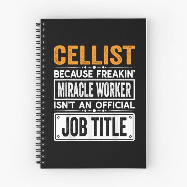Item preview, cellist Because Freaking Miracle Worker Isn’t an Official Job Title, cellist Christmas Fathers Day shirt designed and sold by xlnv.