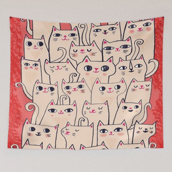 Item preview, Cat Crowd designed and sold by Teixeira224.