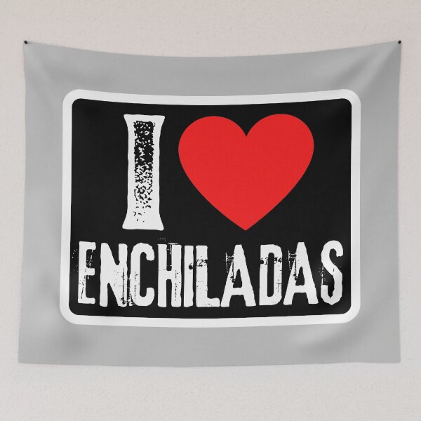 Item preview, I Love Enchiladas - I Heart Mexican Food Lover Gift designed and sold by foodiemarie.
