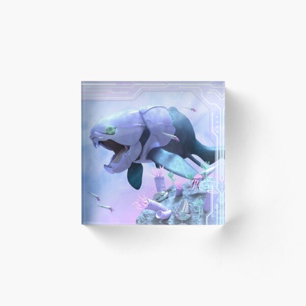 Aqua Age Acrylic Block