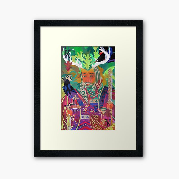The King of Oaks Framed Art Print