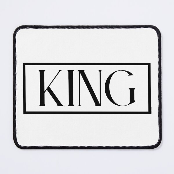 Item preview, KING | Cute Simple Text Graphic with Black Text designed and sold by DesignbyDAE.