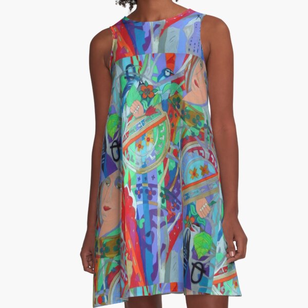 Queen of the Birch Trees A-Line Dress
