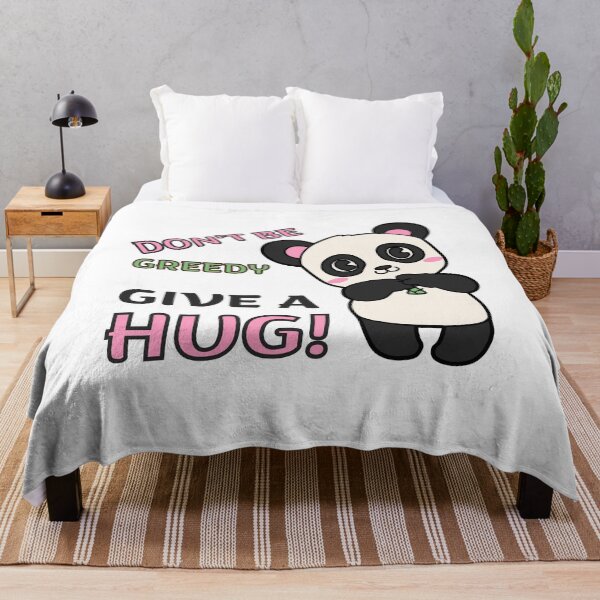 Item preview, Don't be Greedy Give a Hug Cute Panda designed and sold by trendingatees.