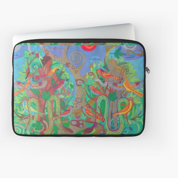 Two Trees and Fig Leaves in the Garden of Desire Laptop Sleeve