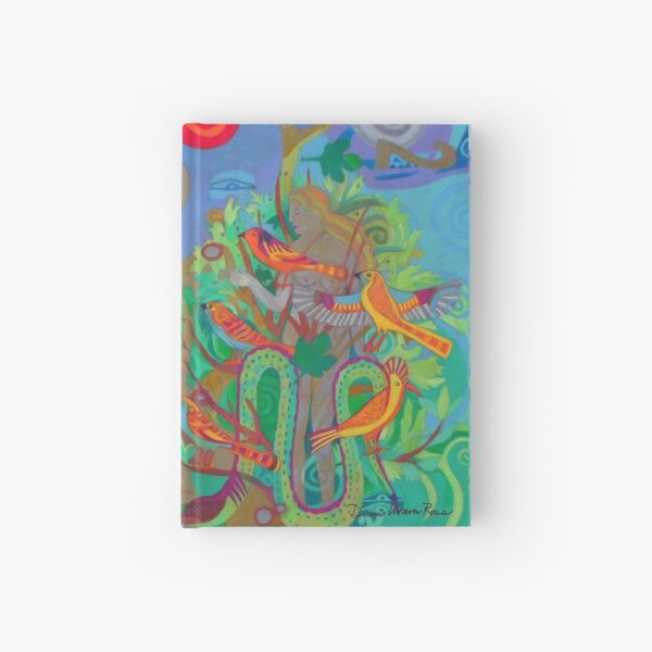 Two Trees and Fig Leaves in the Garden of Desire Hardcover Journal
