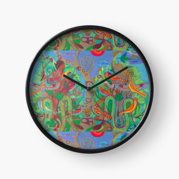 Two Trees and Fig Leaves in the Garden of Desire Clock