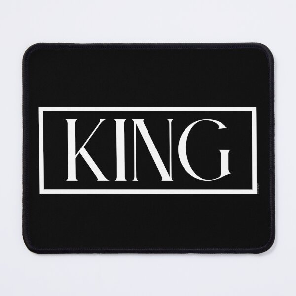 Item preview, KING | Cute Simple Text Graphic with White Text designed and sold by DesignbyDAE.