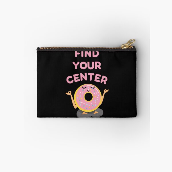 Item preview, Find Your Center: Meditating Donut Pun designed and sold by Caregiverology.
