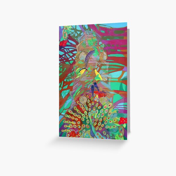 Six of Banyan Trees Greeting Card