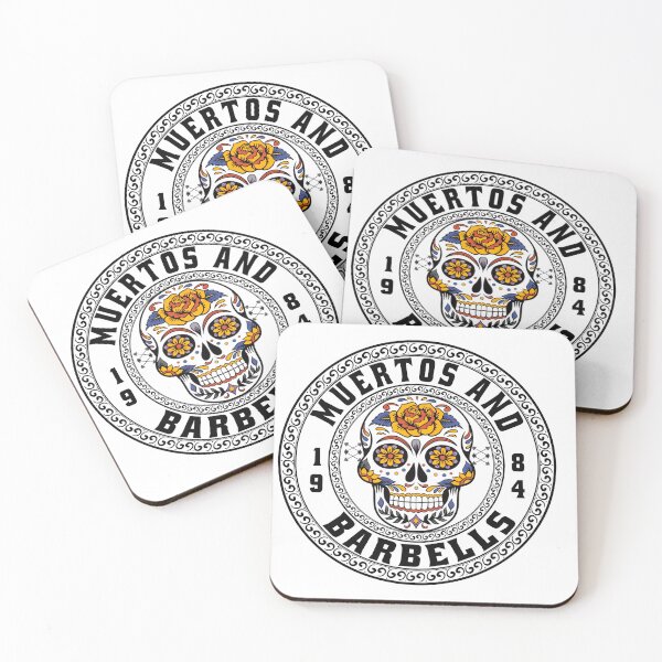Item preview, Muertos and Barbells Calavera Mexican Sugar Skull For Light Colors designed and sold by DigitalInspired.