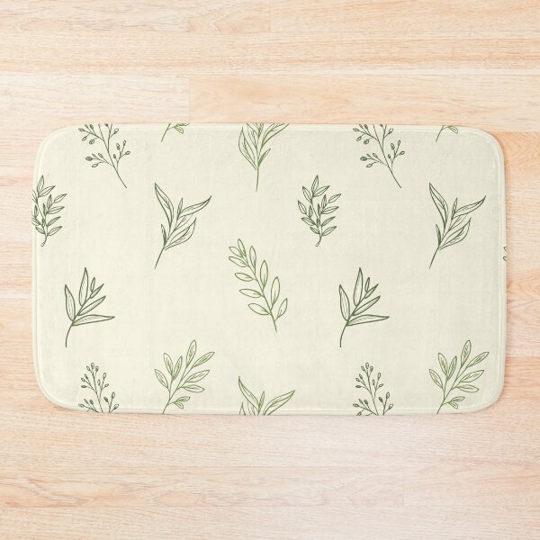 Item preview, Green leaf pattern designed and sold by NazarliNigar.
