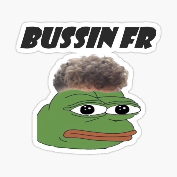 Item preview, Bussin Fr Pepe designed and sold by Shrewd Mood.
