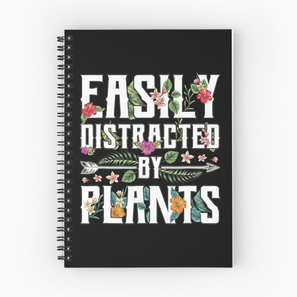 Item preview, Easily Distracted By Plants Funny Botanist Gardening designed and sold by adxota.