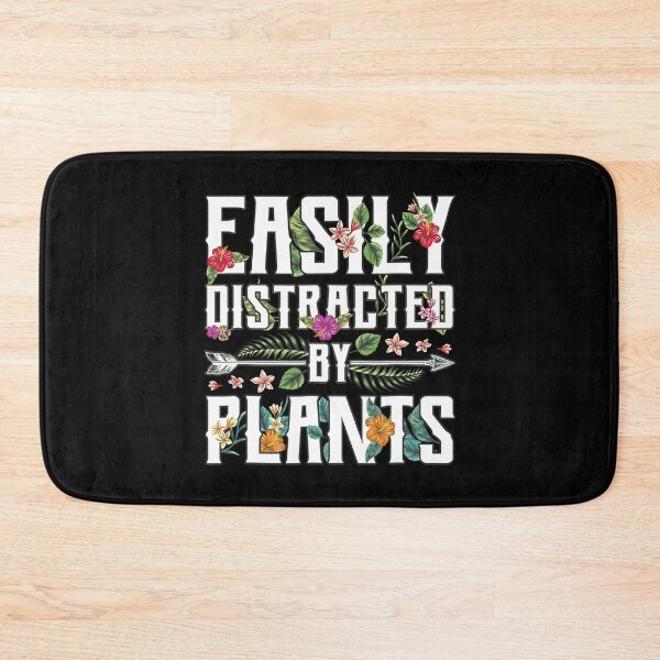 Item preview, Easily Distracted By Plants Funny Botanist Gardening designed and sold by adxota.