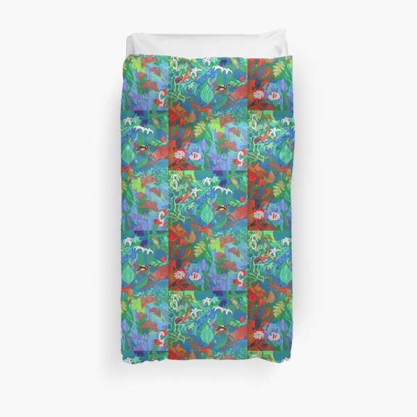 Five of Sacred Trees Duvet Cover