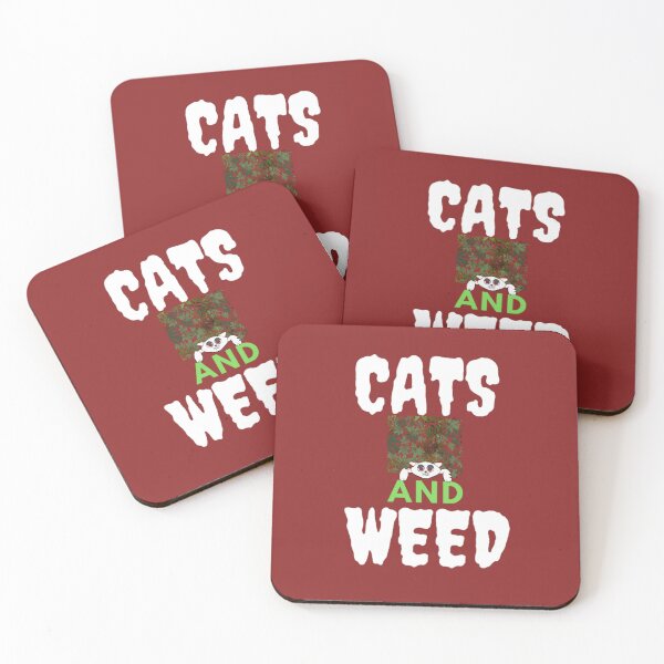 Item preview, Cats And Weed Funny Marijuana, Cannabis, Leaf, 420, Funny Weed designed and sold by BestDesignbySof.