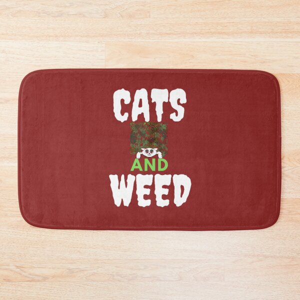 Item preview, Cats And Weed Funny Marijuana, Cannabis, Leaf, 420, Funny Weed designed and sold by BestDesignbySof.