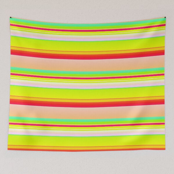 Item preview, Bright summer color palette striped (summer style) designed and sold by lausn.