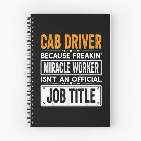 Item preview, cab driver Because Freaking Miracle Worker Isn’t an Official Job Title, cab driver Christmas Fathers Day shirt designed and sold by xlnv.