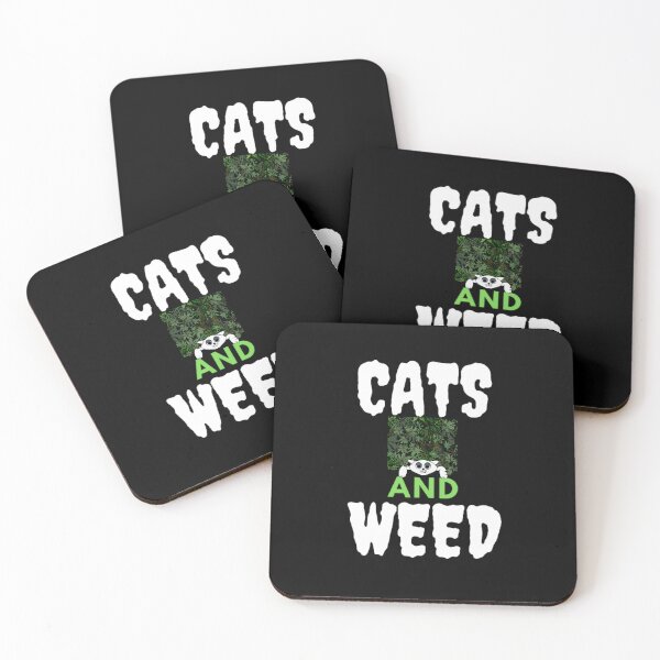 Item preview, Cats And Weed Funny Marijuana, Cannabis, Leaf, 420, Funny Weed designed and sold by BestDesignbySof.