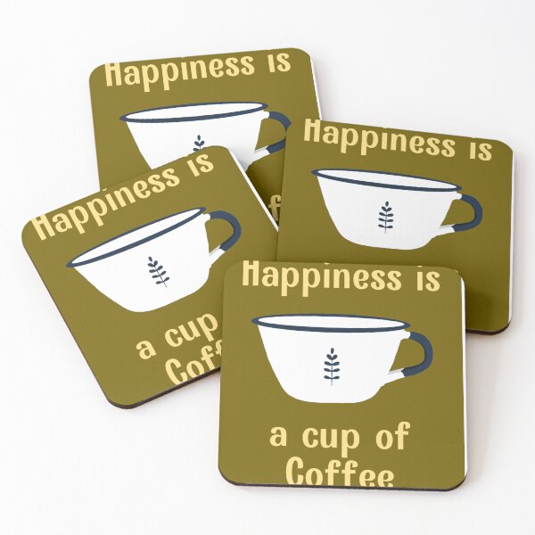 Item preview, Happiness is at cup of coffee designed and sold by Eugenie974.