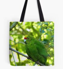 Balance & Harmony! - Yellow Headed Kakariki - Orana Wildlife Park CHC NZ Tote Bag