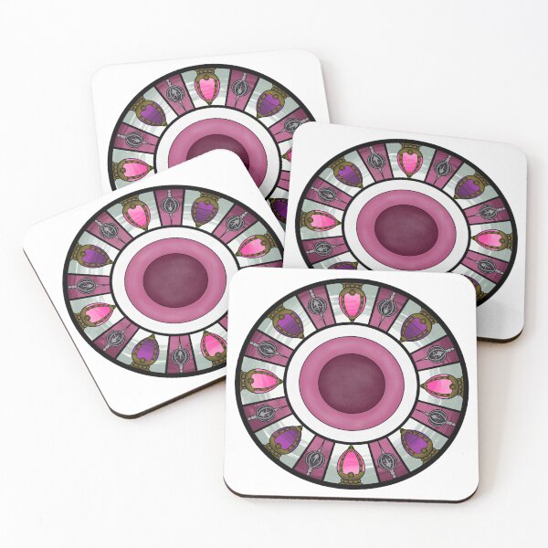 Item preview, Stained Glass Magical Girls designed and sold by ScriblyMewzaque.