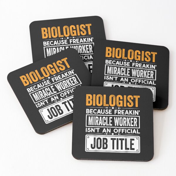 Item preview, biologist Because Freaking Miracle Worker Isn’t an Official Job Title, biologist Christmas Fathers Day shirt designed and sold by xlnv.