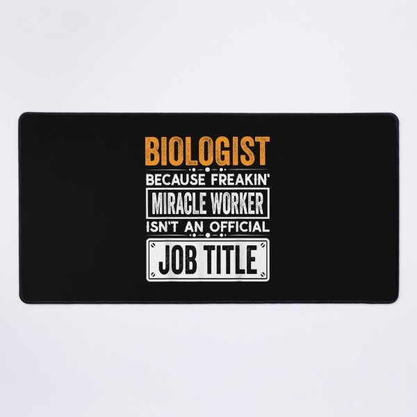 Item preview, biologist Because Freaking Miracle Worker Isn’t an Official Job Title, biologist Christmas Fathers Day shirt designed and sold by xlnv.
