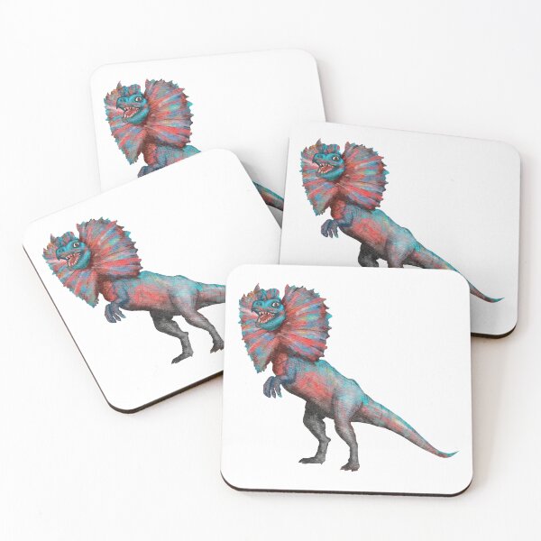 Item preview, Watercolor Dilophosaurus Dinosaur designed and sold by DearSunny.