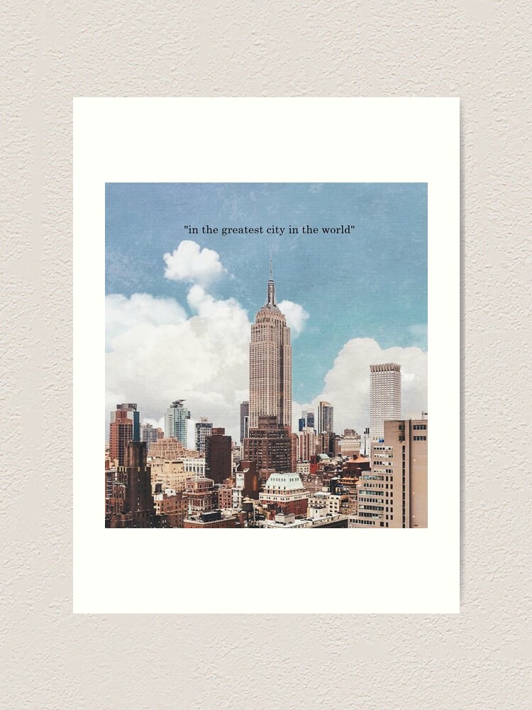 Alternate view of The Greatest City Art Print