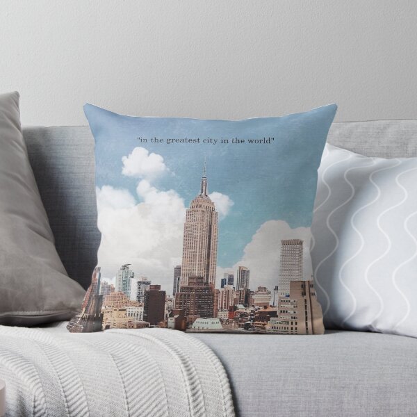 The Greatest City Throw Pillow