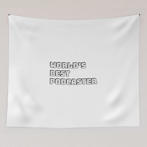Item preview, Worlds best Podcaster designed and sold by Inspirationmotivation.