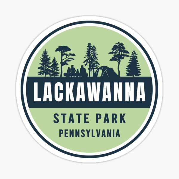 Item preview, Lackawanna State Park Green Badge designed and sold by VanyaKar.