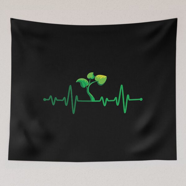 Item preview, Plant Heartbeat - Botany Botanist Gardening designed and sold by adxota.