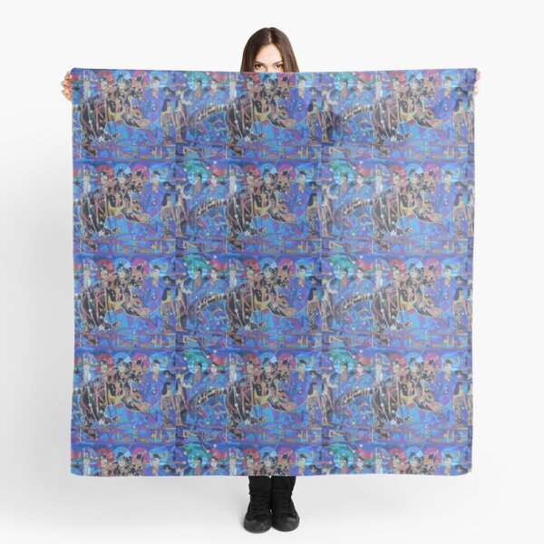 Seven Sages Watch Over the Great Bear in the Ancient Night Scarf