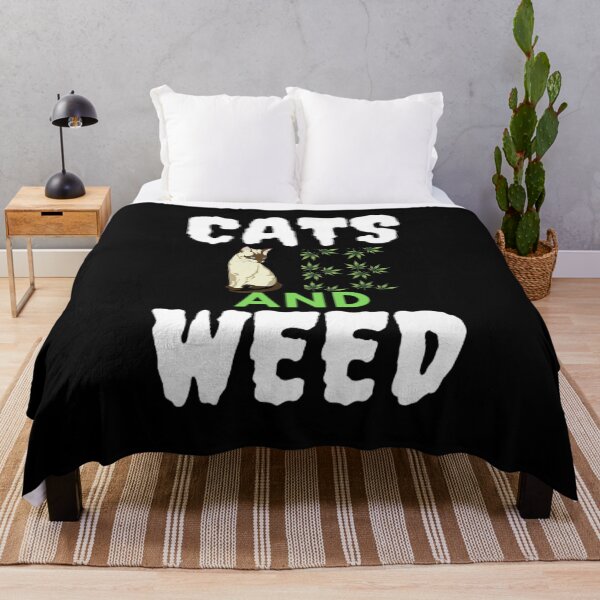 Item preview, Cats And Weed Funny Marijuana, Cannabis, Leaf, 420, Funny Weed designed and sold by BestDesignbySof.