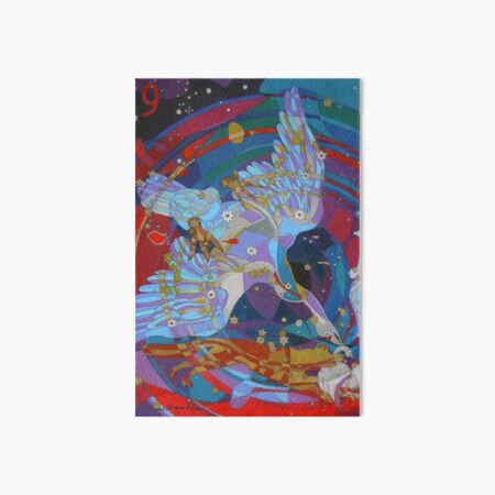 Nine Stars of a Swan Song Art Board Print