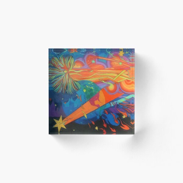 Our Wild Stars Acrylic Block