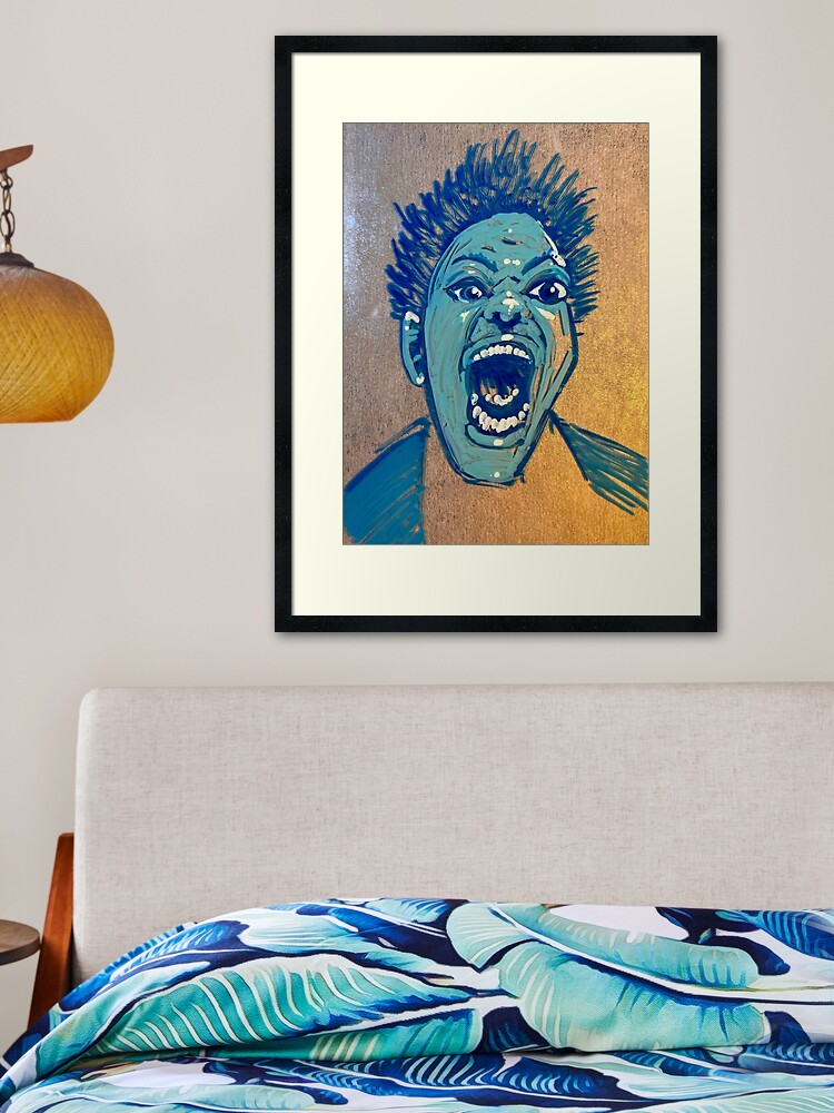 Thumbnail 2 of 7, Framed Art Print, F@*K YOU designed and sold by AllanLinder.